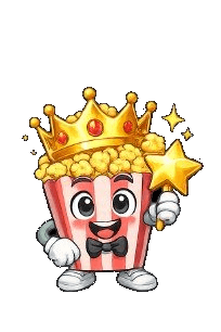 Premium popcorn mascot